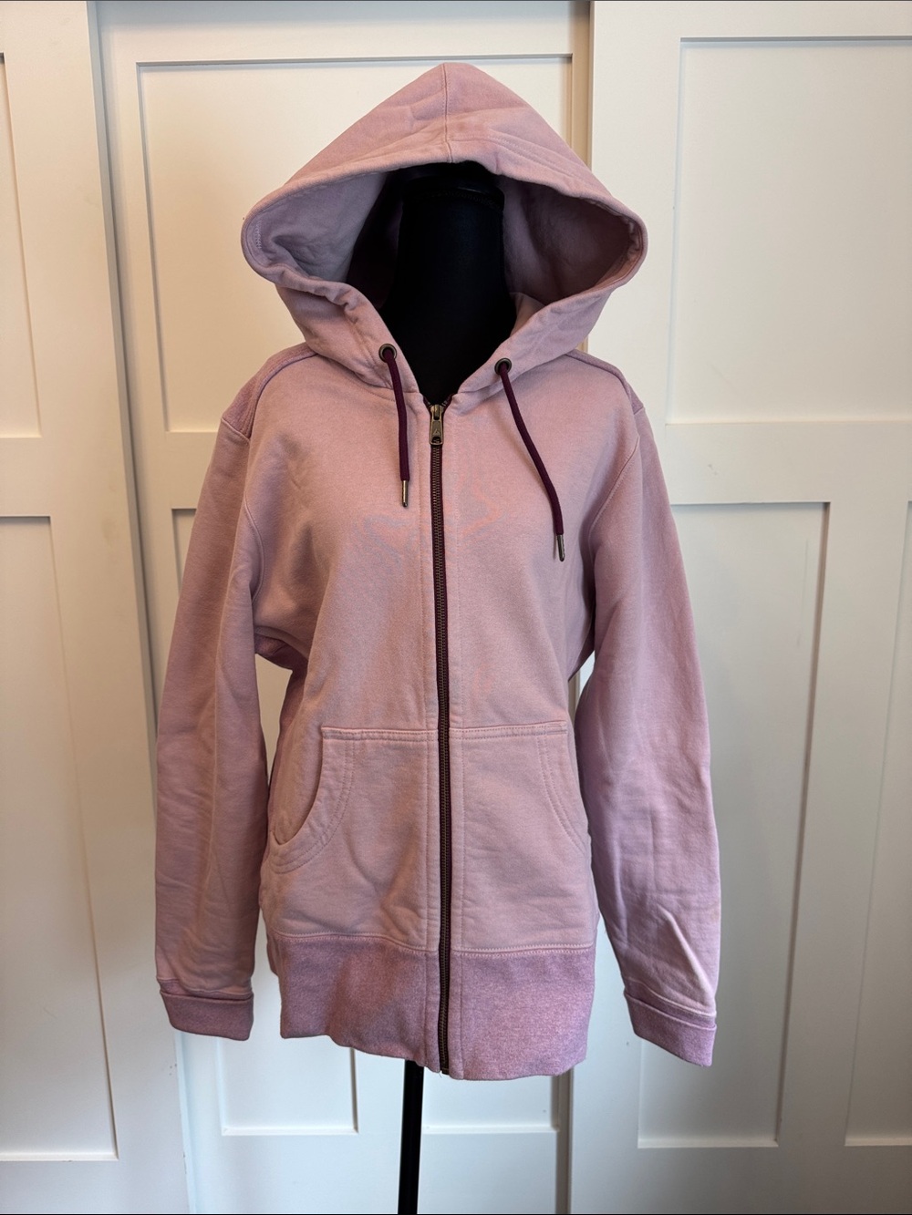 American Giant Lavender Zip-Up Hoodie Jacket
